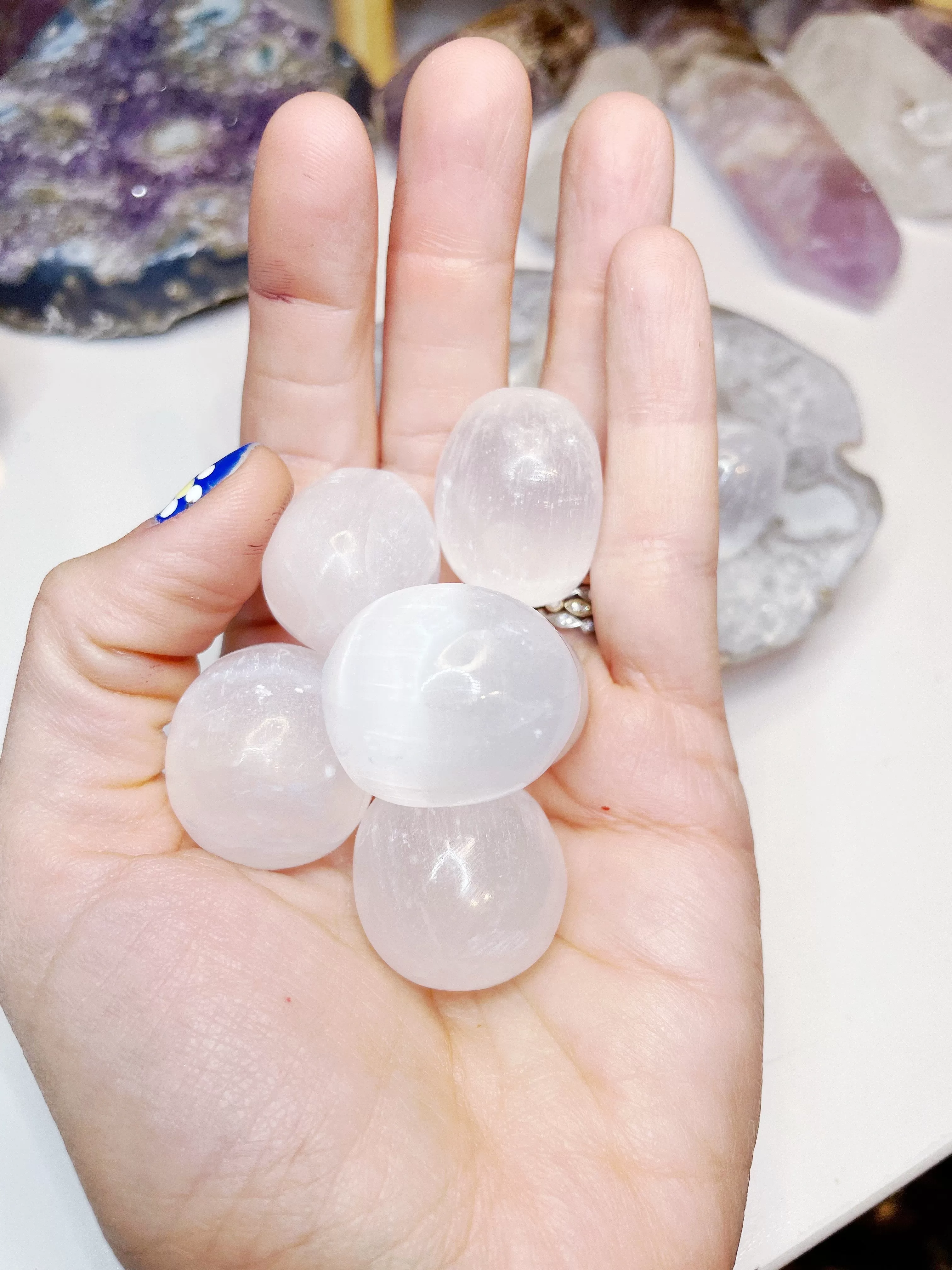 Selenite Tumbled Stones