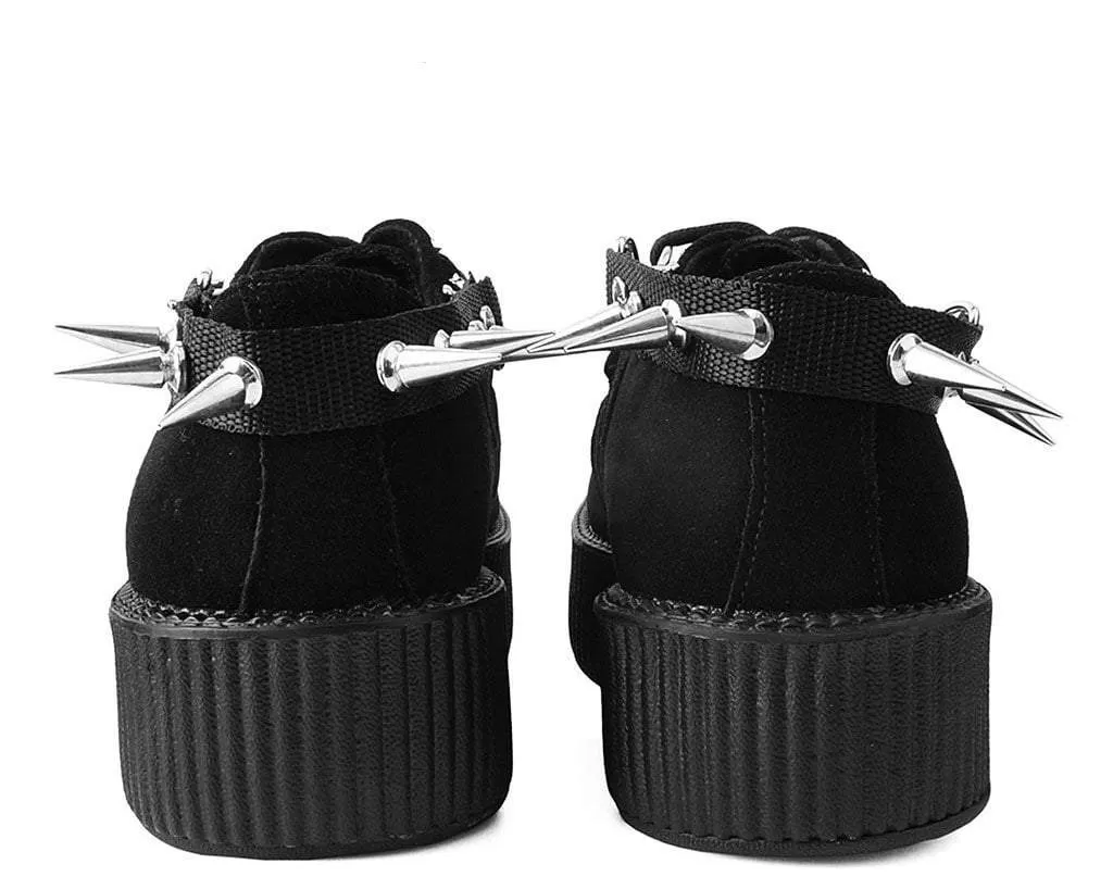 Spiked Black Bondage Shoe Straps