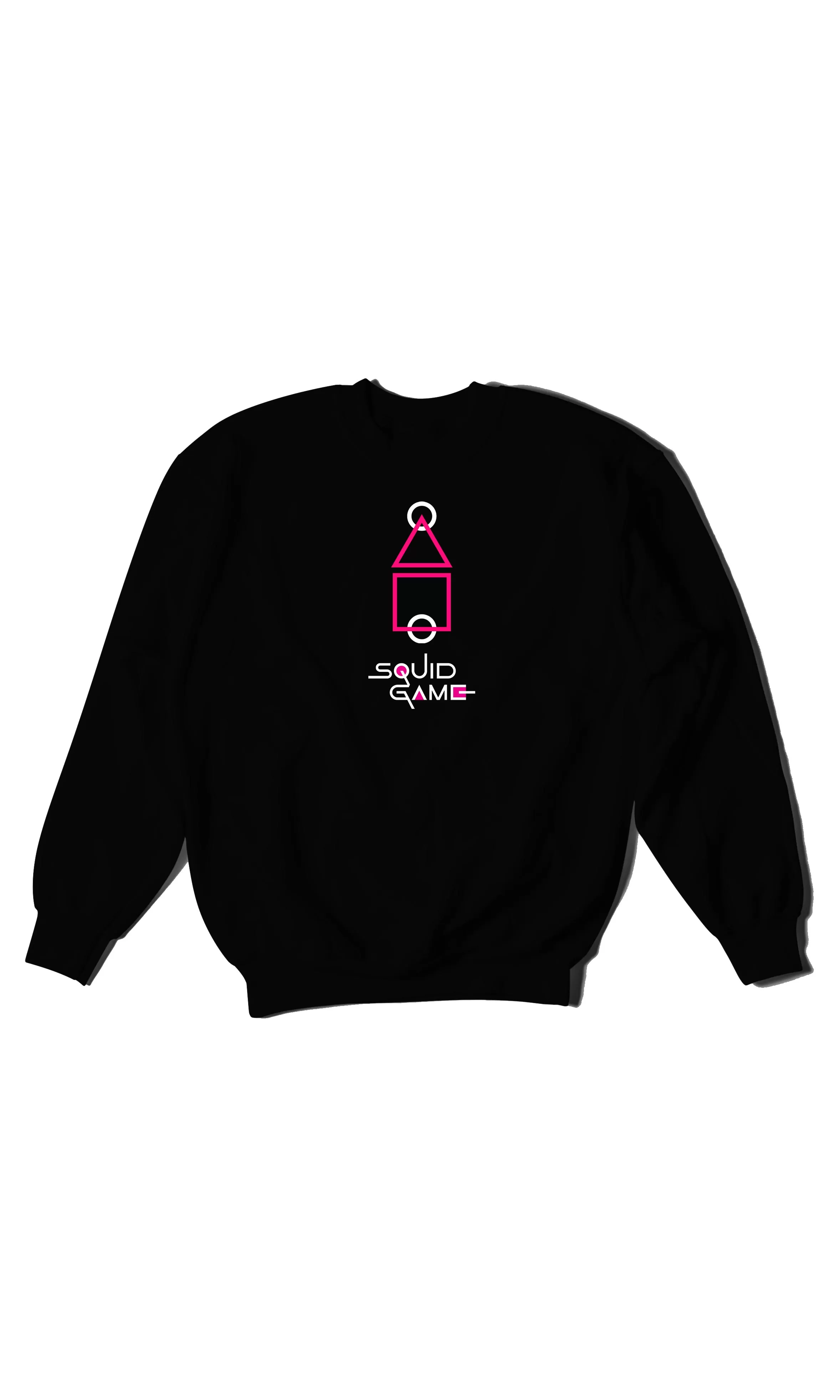 Squid Game Drawing - Digital Graphics Basic Sweat Shirt Black