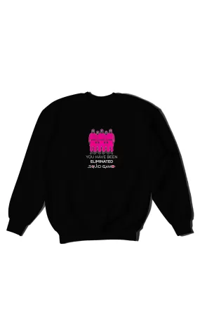 Squid Game Eliminated - Digital Graphics Basic Sweat Shirt Black