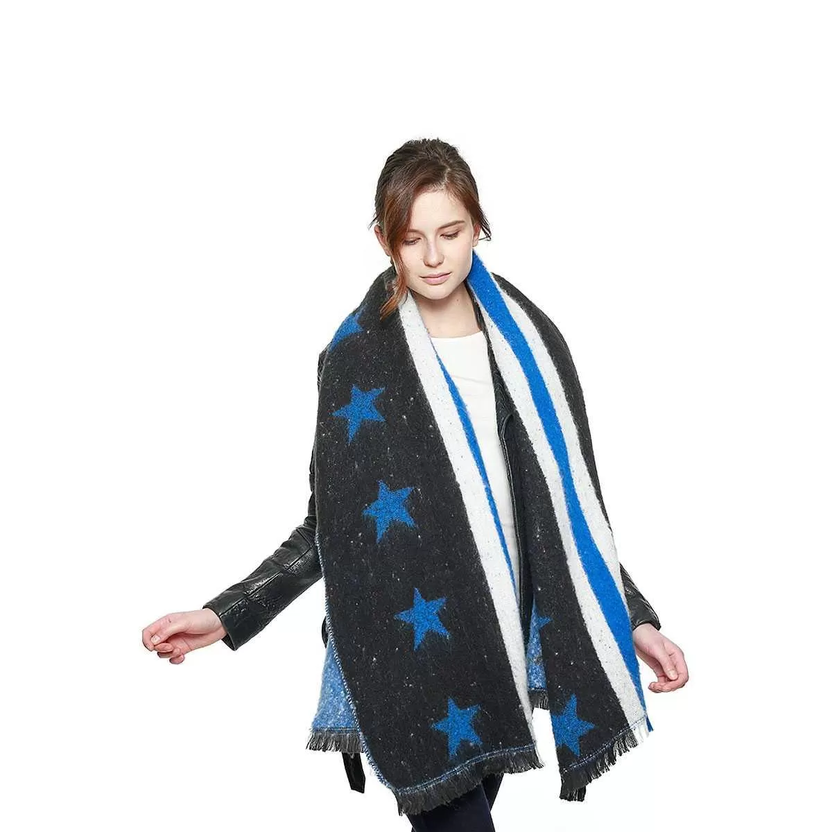 Stars & Stripe Oversized Scarf