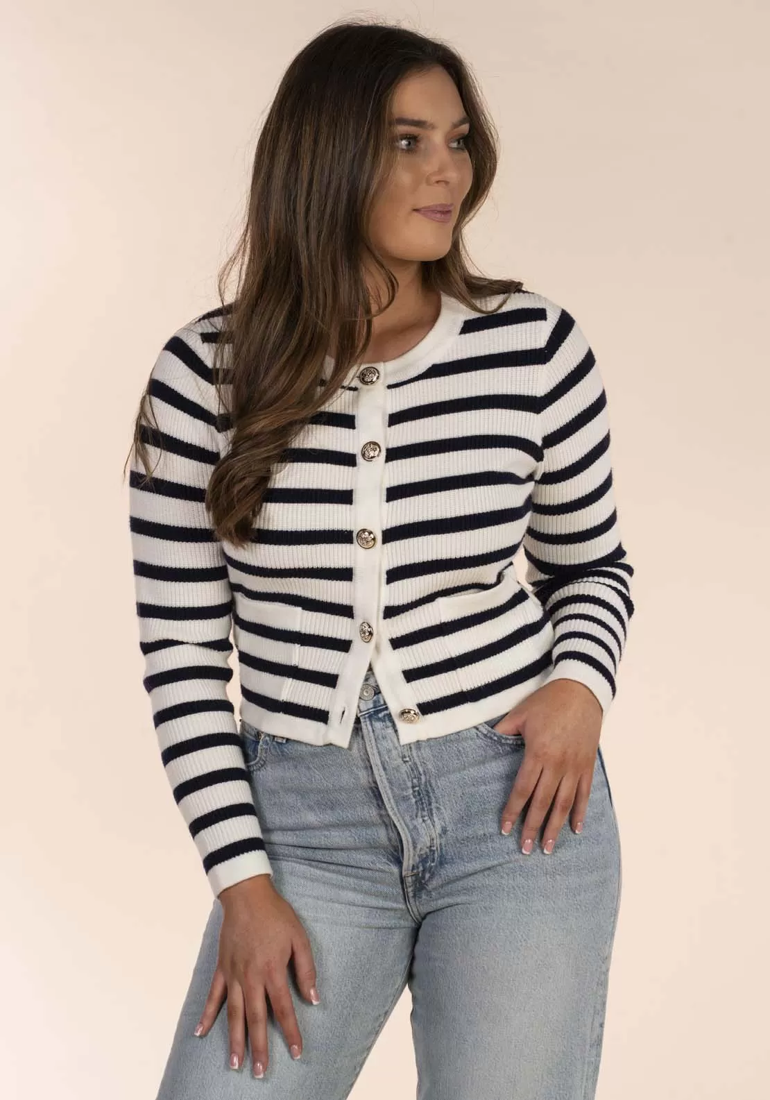 Stripe Cardigan