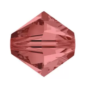 Swarovski 4mm Bicone - Padparadscha AB (10 Pack) XILION