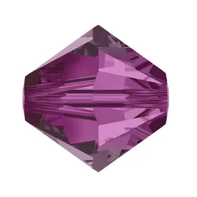 Swarovski 5mm Bicone - Fuchsia (10 Pack) XILION