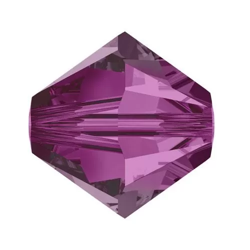 Swarovski 5mm Bicone - Fuchsia (10 Pack) XILION