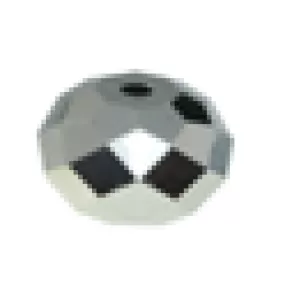 Swarovski 6mm Briolette Bead - Jet Hematite 2X (10 Pack)