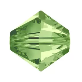 Swarovski 8mm Bicone - Peridot Satin (10 Pack) XILION