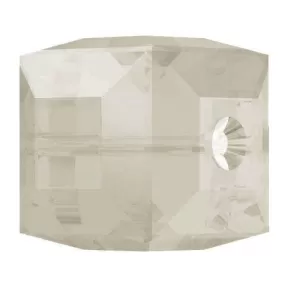 Swarovski 8mm Cube Bead - Light Grey Opal (1 Piece)  No longer in Production