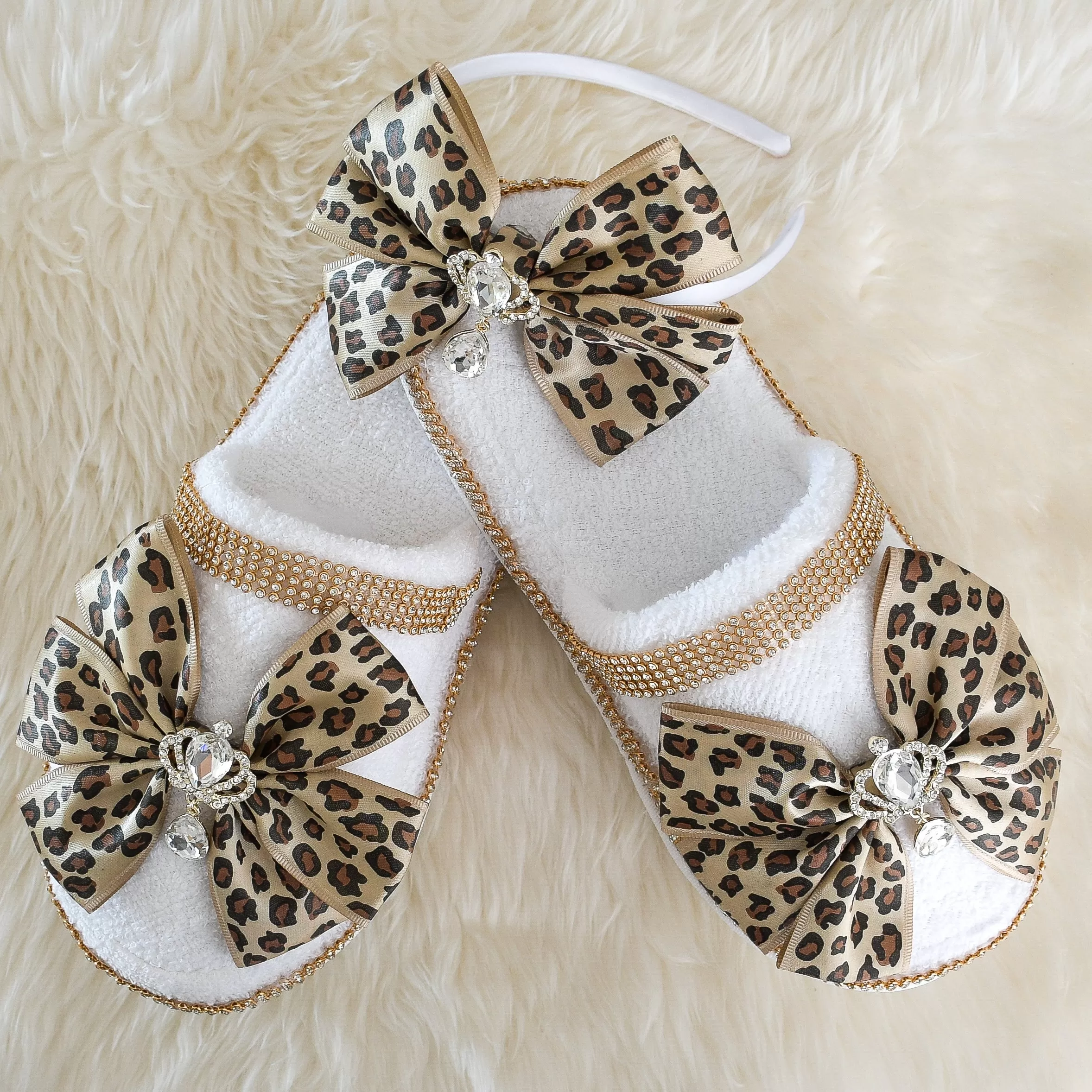 Swarovski Crystal Baby Shoes Set