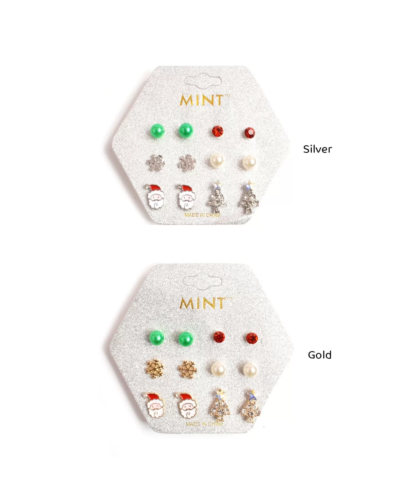 Team Santa Earring Set