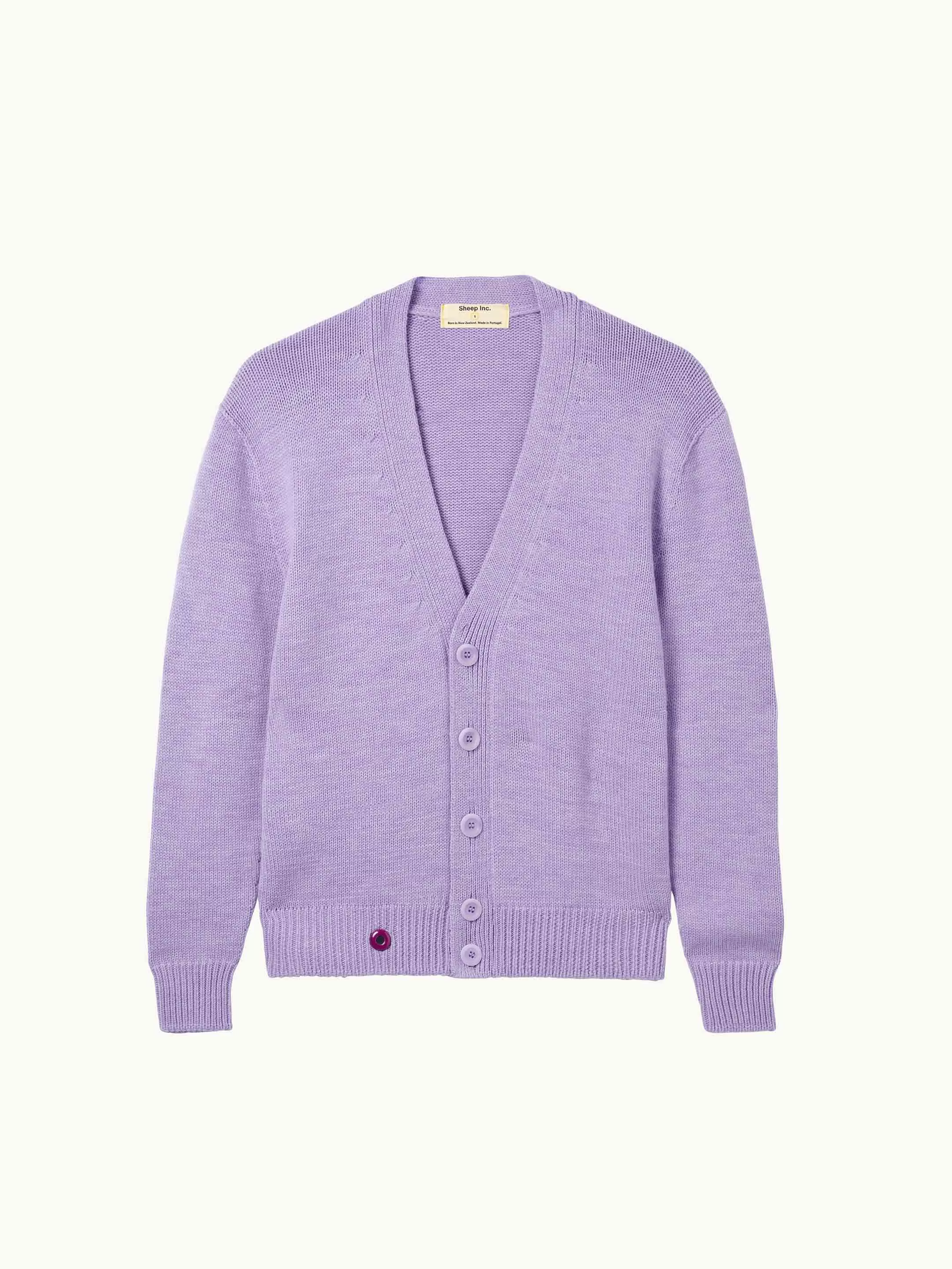 The Cardigan - Lupin Lilac