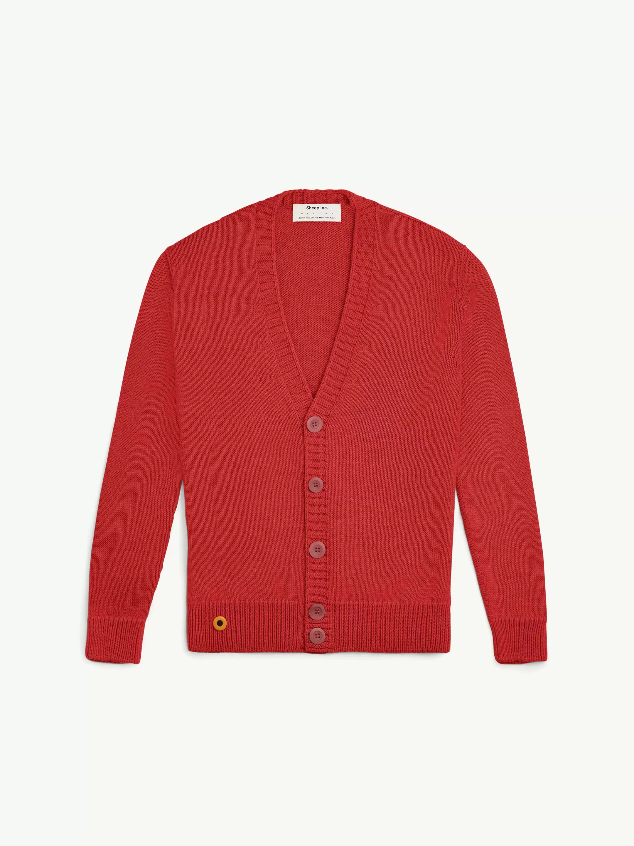 The Cardigan - Tomato Red