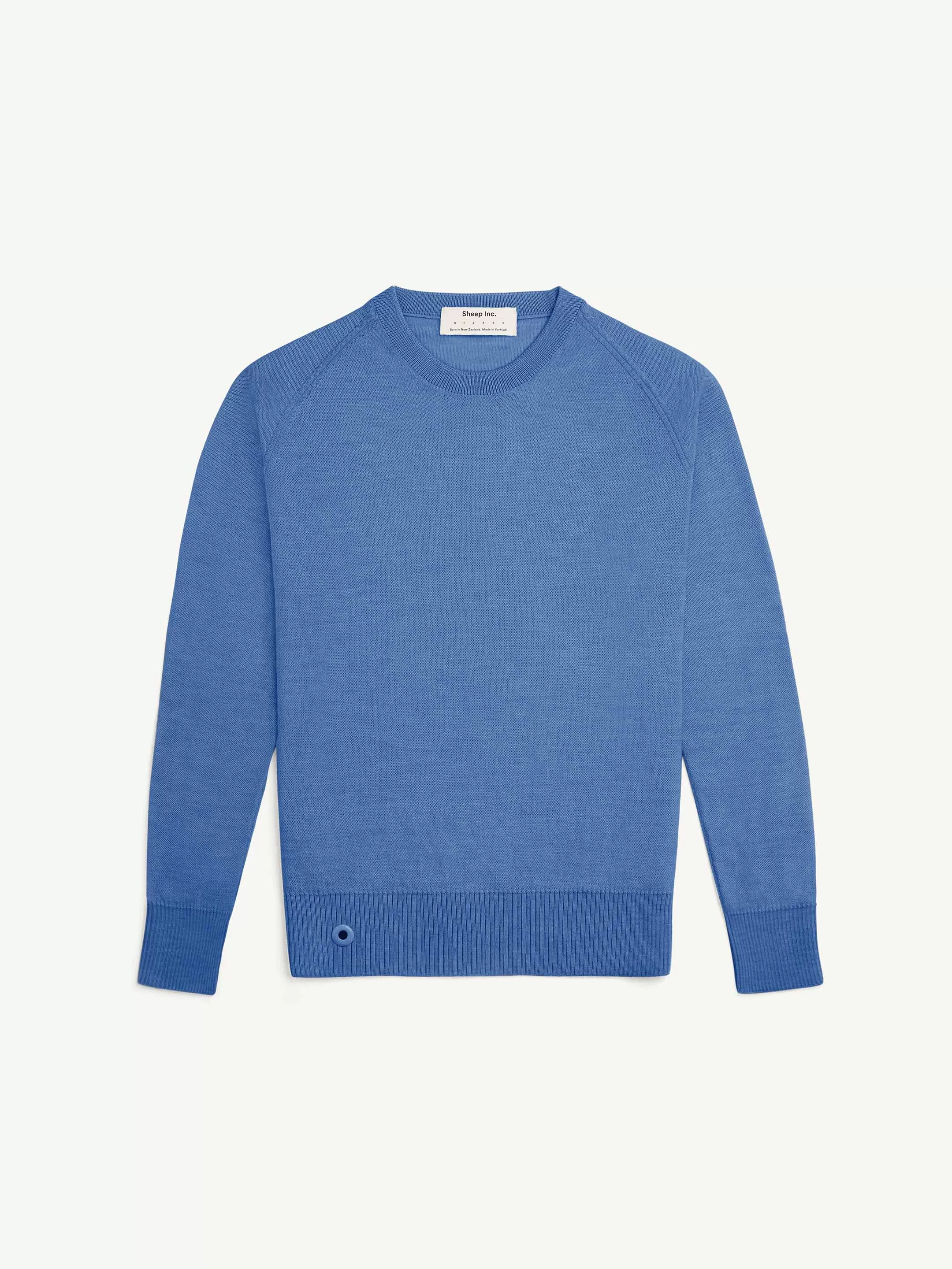 The Crewneck Light - Baltic Blue