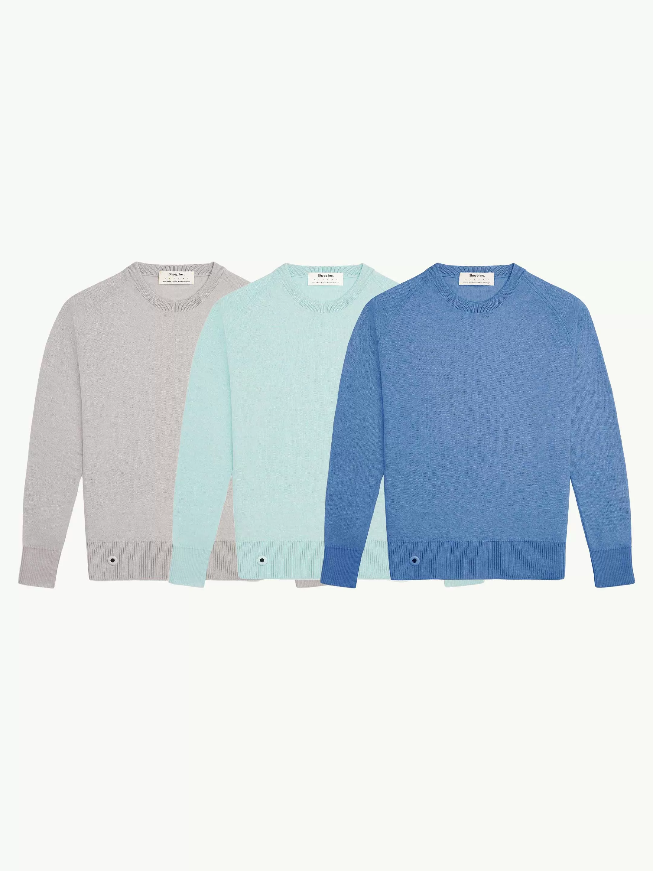 The Crewneck Light - Baltic Blue