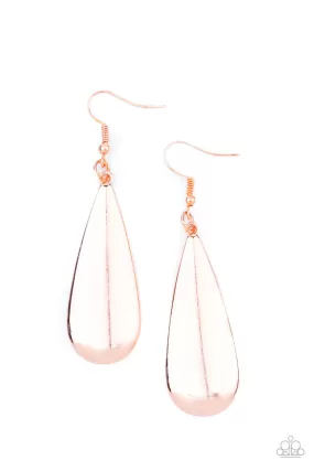 The Drop Off Copper-Earrings