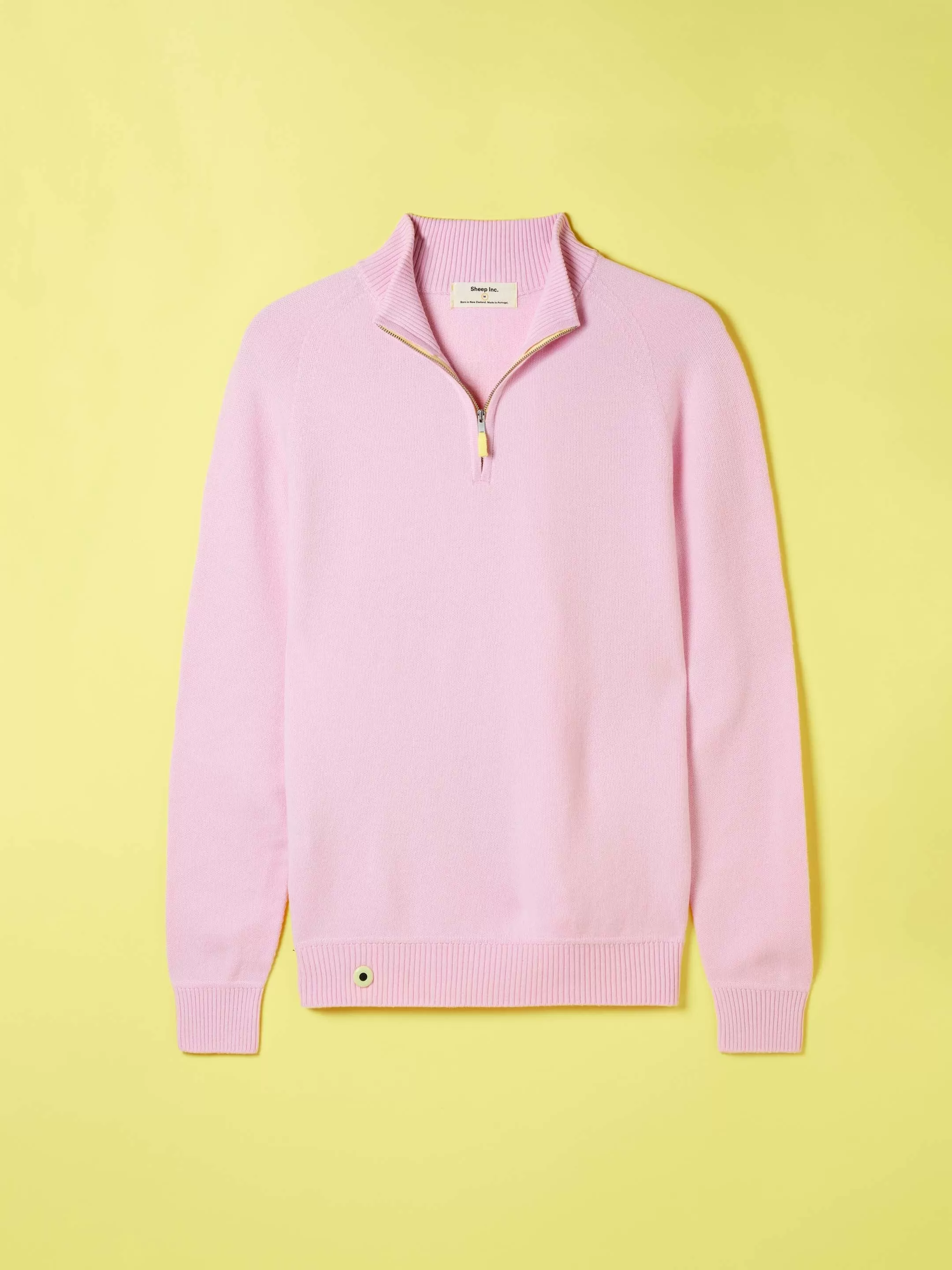 The Half Zip - Candyfloss Pink