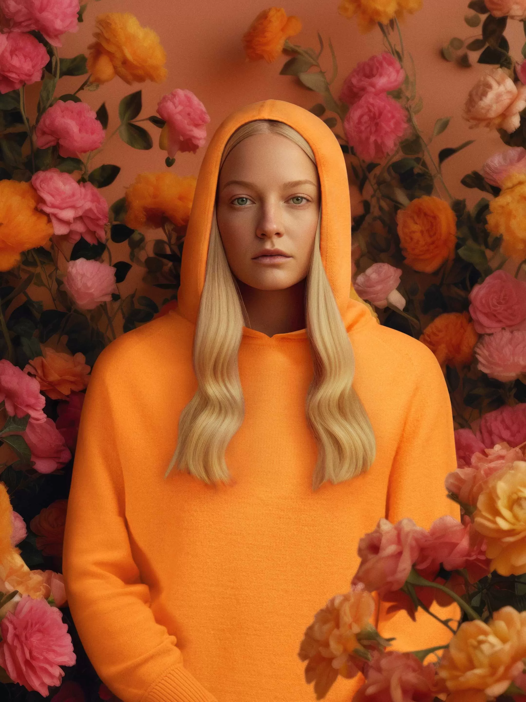 The Hoodie - Persimmon Orange