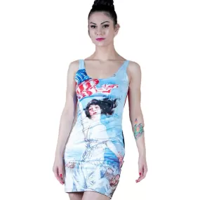 The Patriot - Fight or Buy Bonds Sublimation Cut & Sew Dress