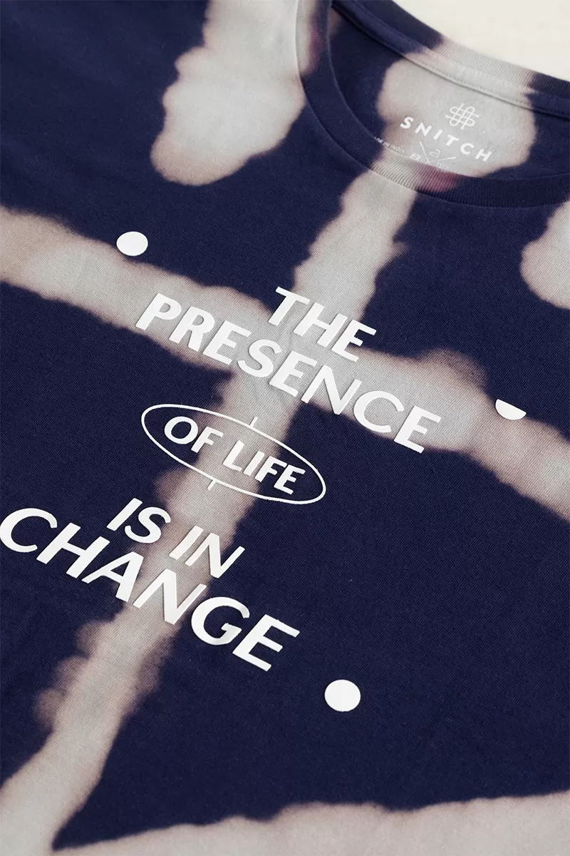 The Presence Navy Oversized T-Shirt