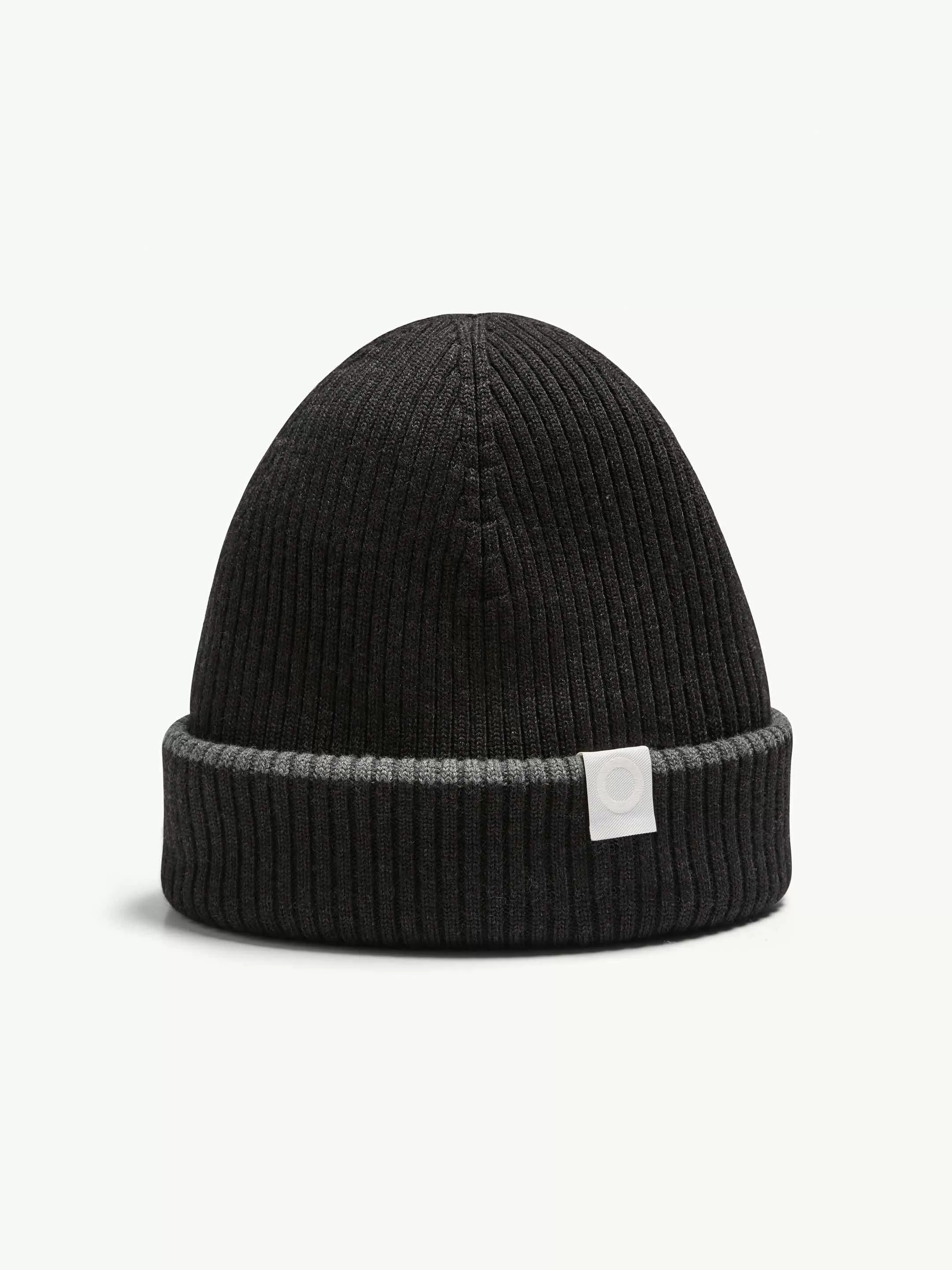 The Reversible Beanie - Anthracite Black