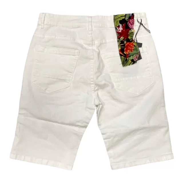 Trez Bin-Pris men's shorts in white demin M45115 110