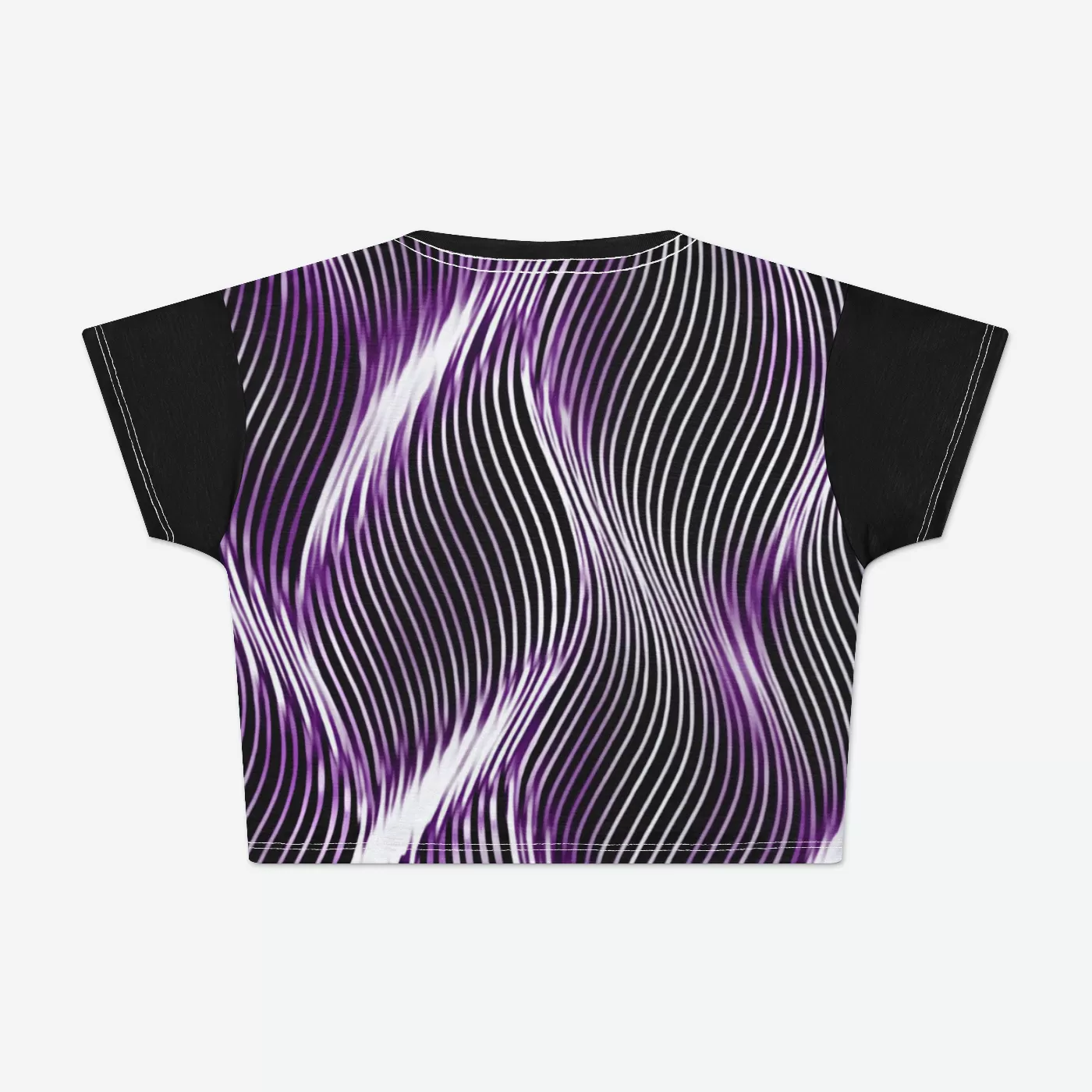 TRP Twisted Patterns 04: Weaved Metal Waves 01-01 Designer Cropped T-shirt