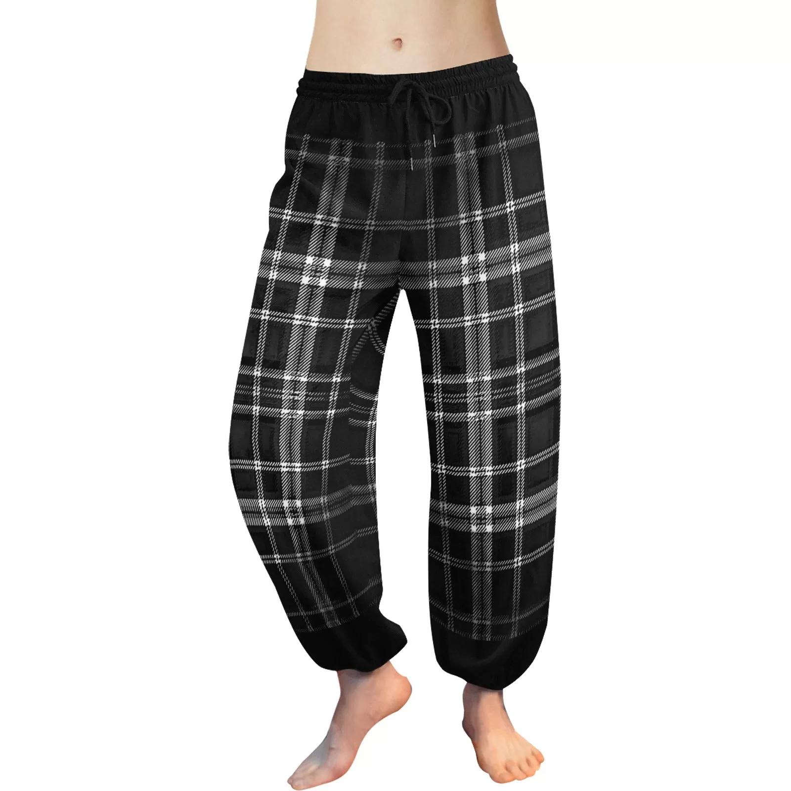 TRP Twisted Patterns 06: Digital Plaid 01-06A Ladies Designer Harem Pants