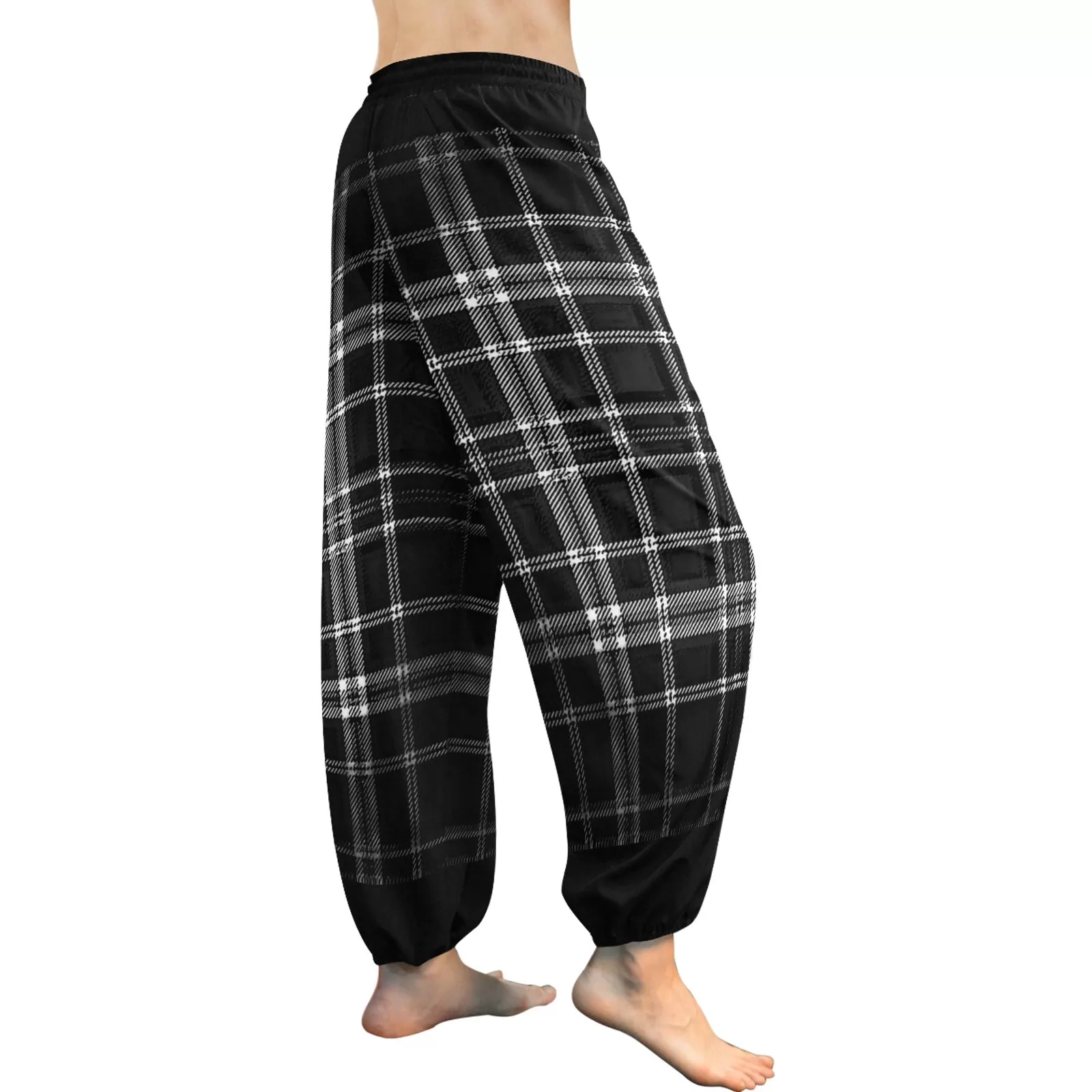 TRP Twisted Patterns 06: Digital Plaid 01-06A Ladies Designer Harem Pants