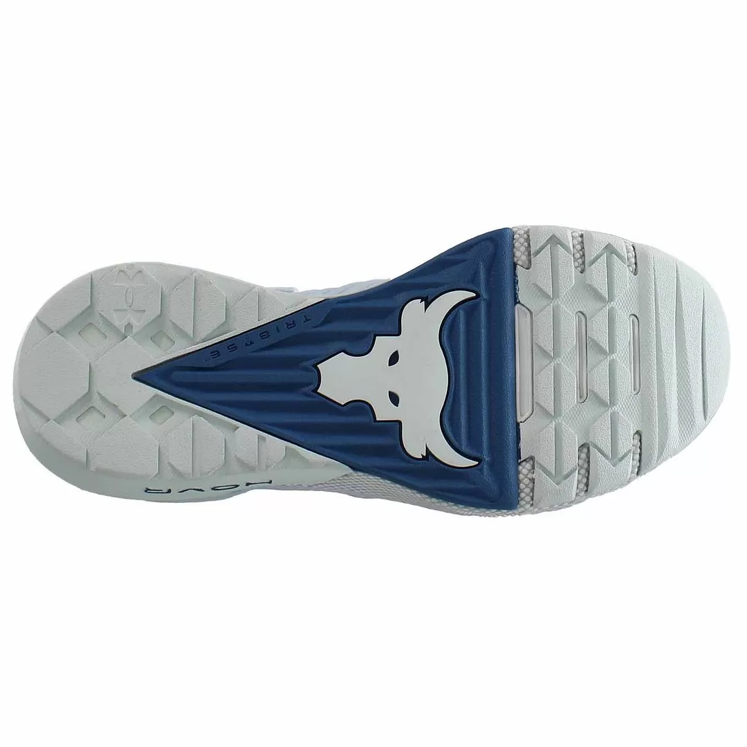 Under Armour x Project Rock 3 Blue Womens Running Trainers