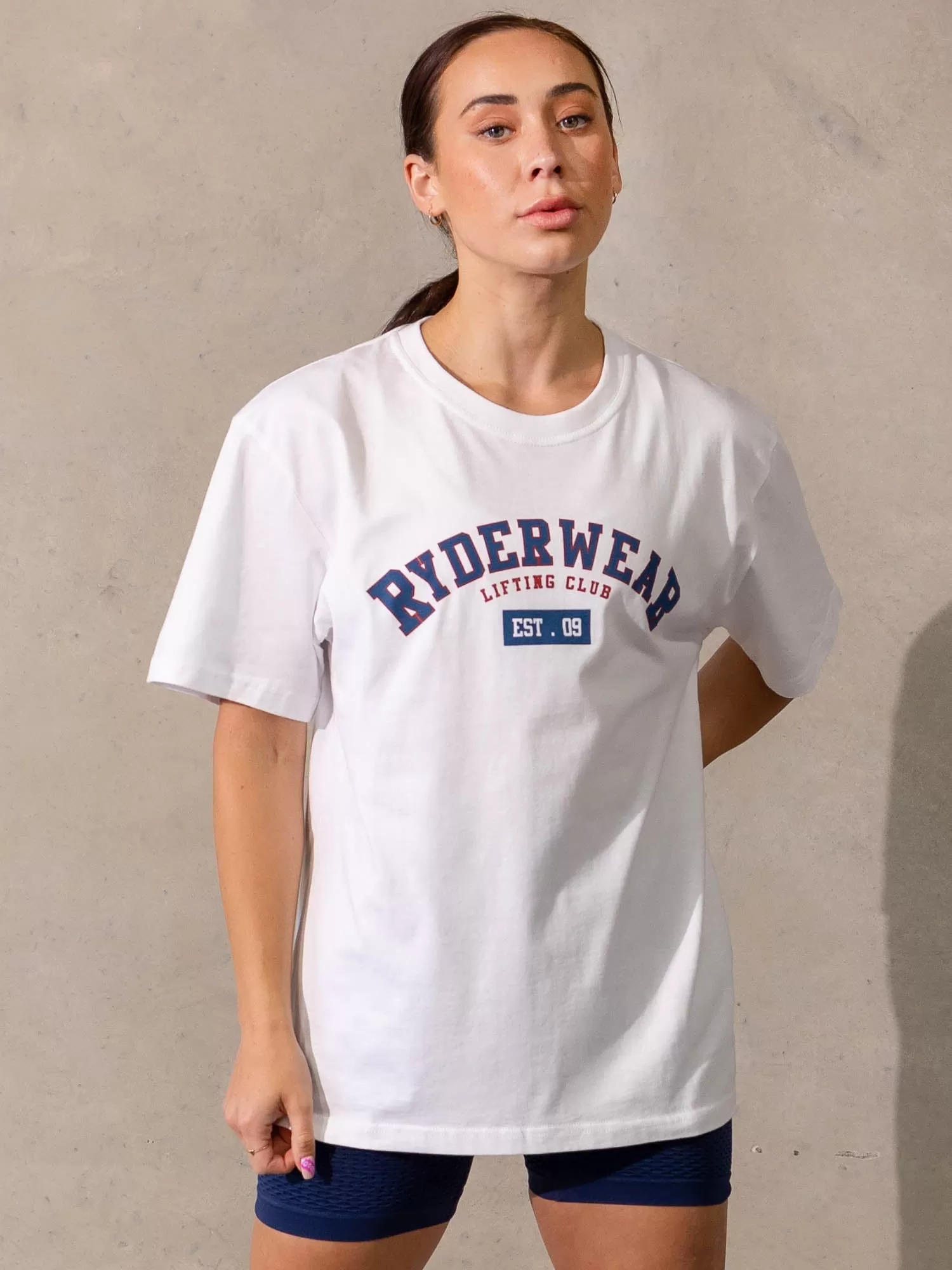 Varsity Oversized T-Shirt - White