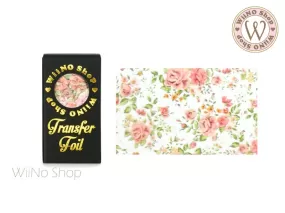 Vintage Flower Nail Transfer Foil (FL-V-01)