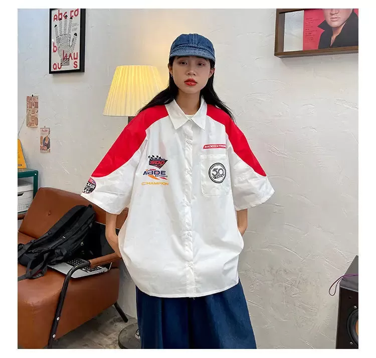 Vintage Oversized Racing Shirt