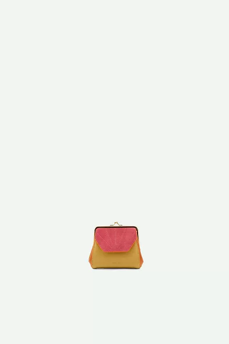 wallet | la promenade | coloré | madeleine beige  croissant brown   tulip pink - 1401009