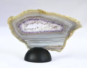 Waves of Agate Amethyst Slice