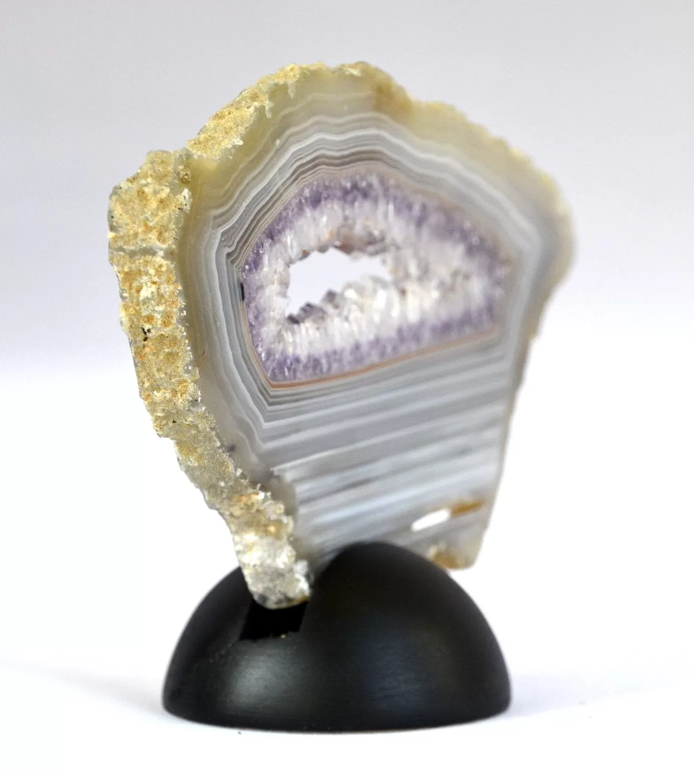 Waves of Agate Amethyst Slice