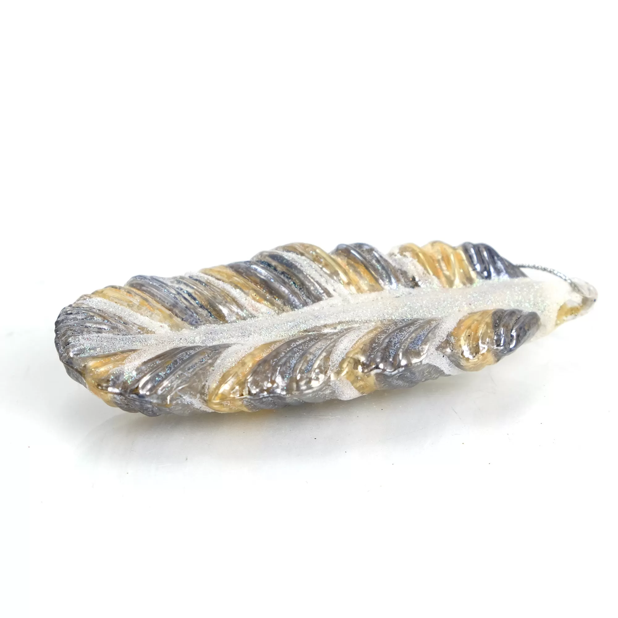 Wild Feather Glass Ornament #2