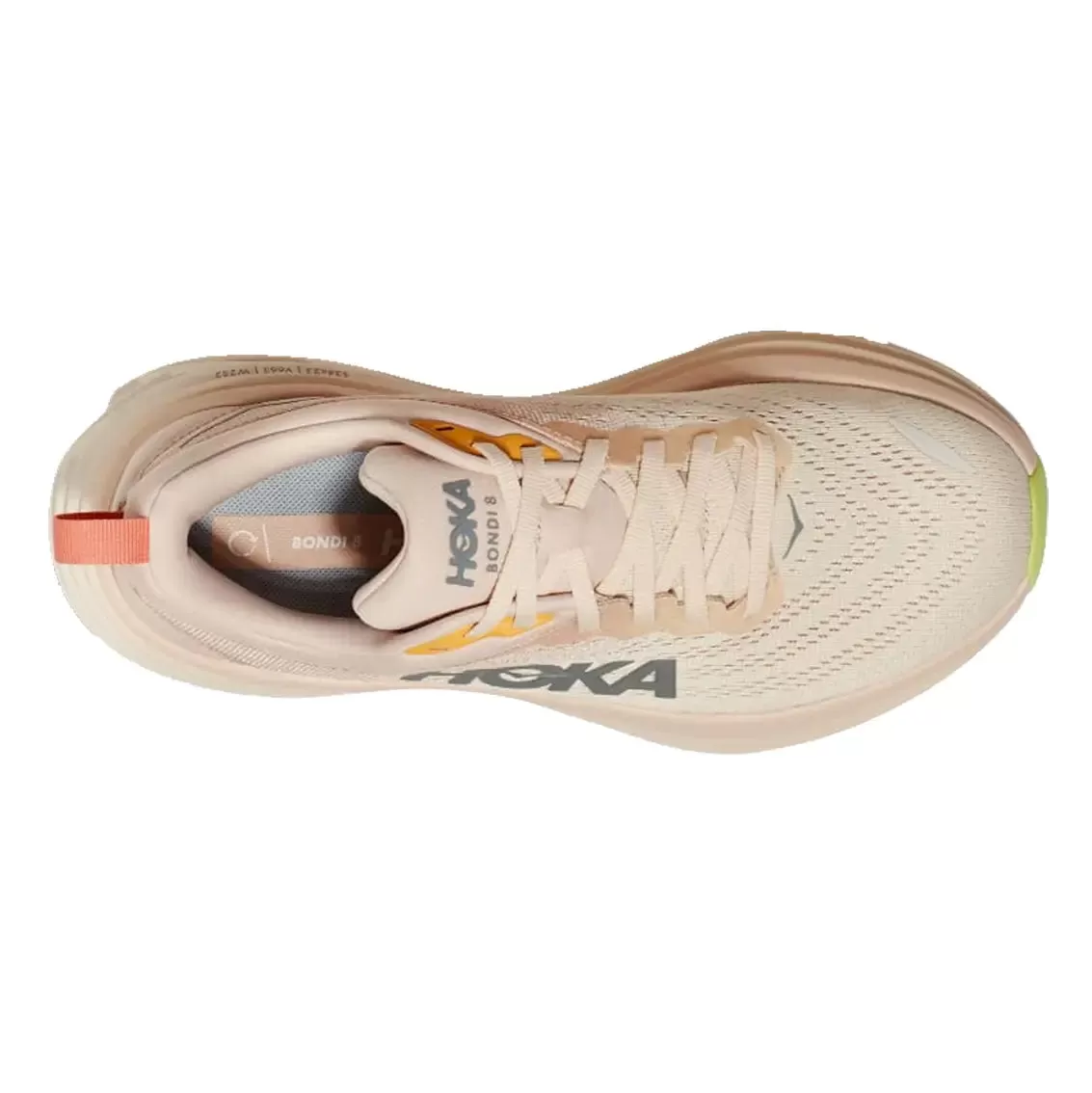 Womens Hoka Bondi 8 (Wide) - Cream / Vanilla