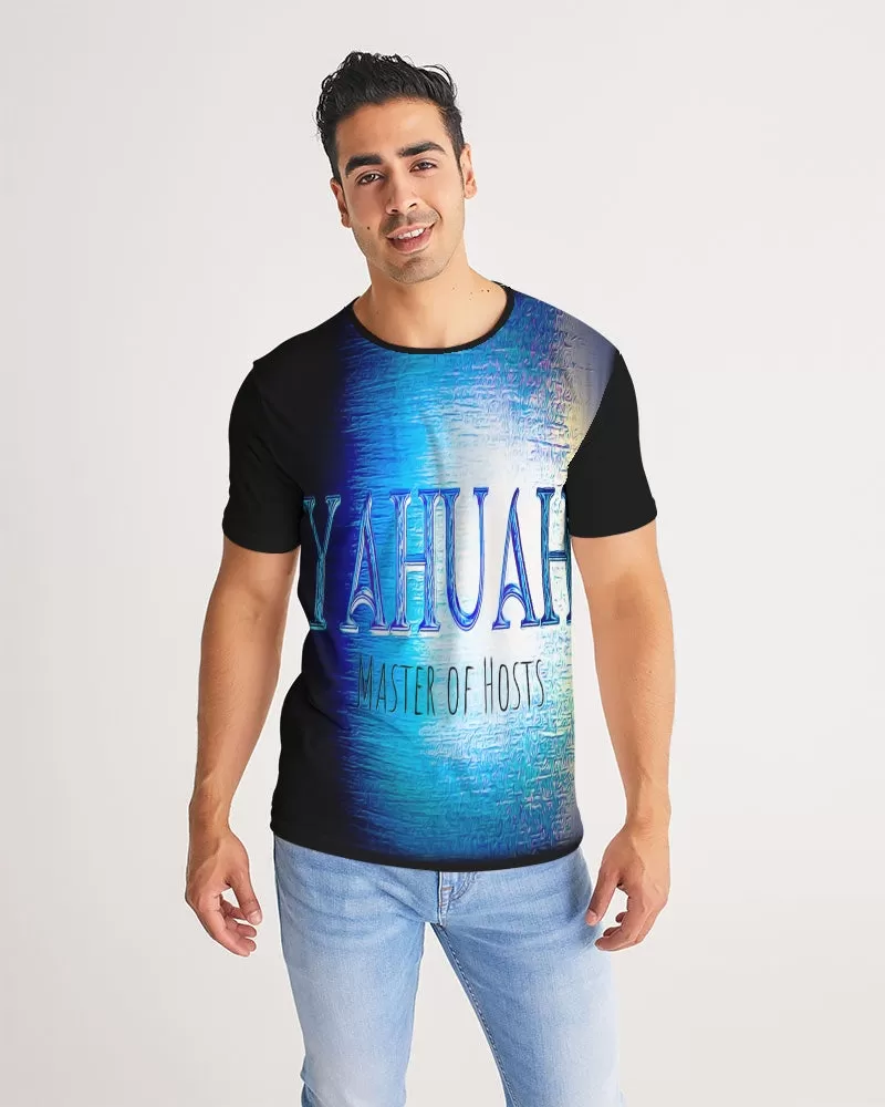 Yahuah-Master of Hosts 01-01 Men's Designer Crewneck T-shirt