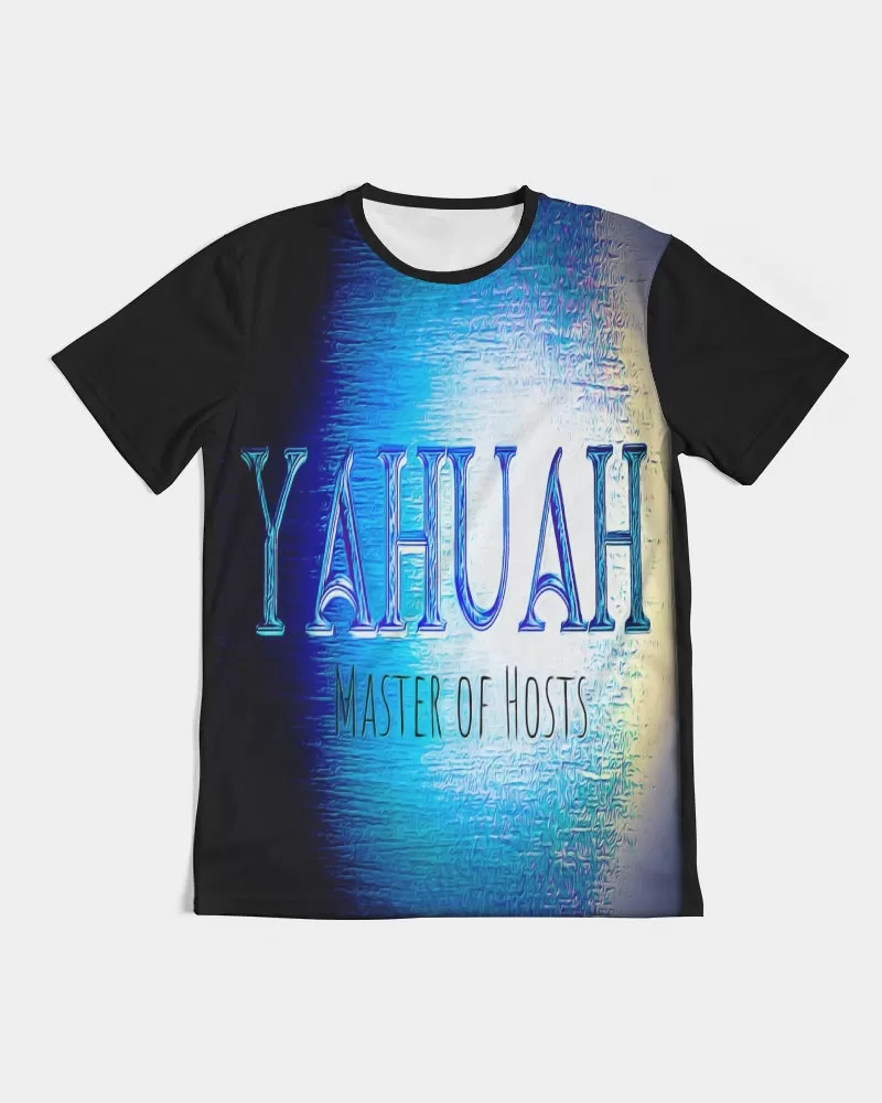 Yahuah-Master of Hosts 01-01 Men's Designer Crewneck T-shirt