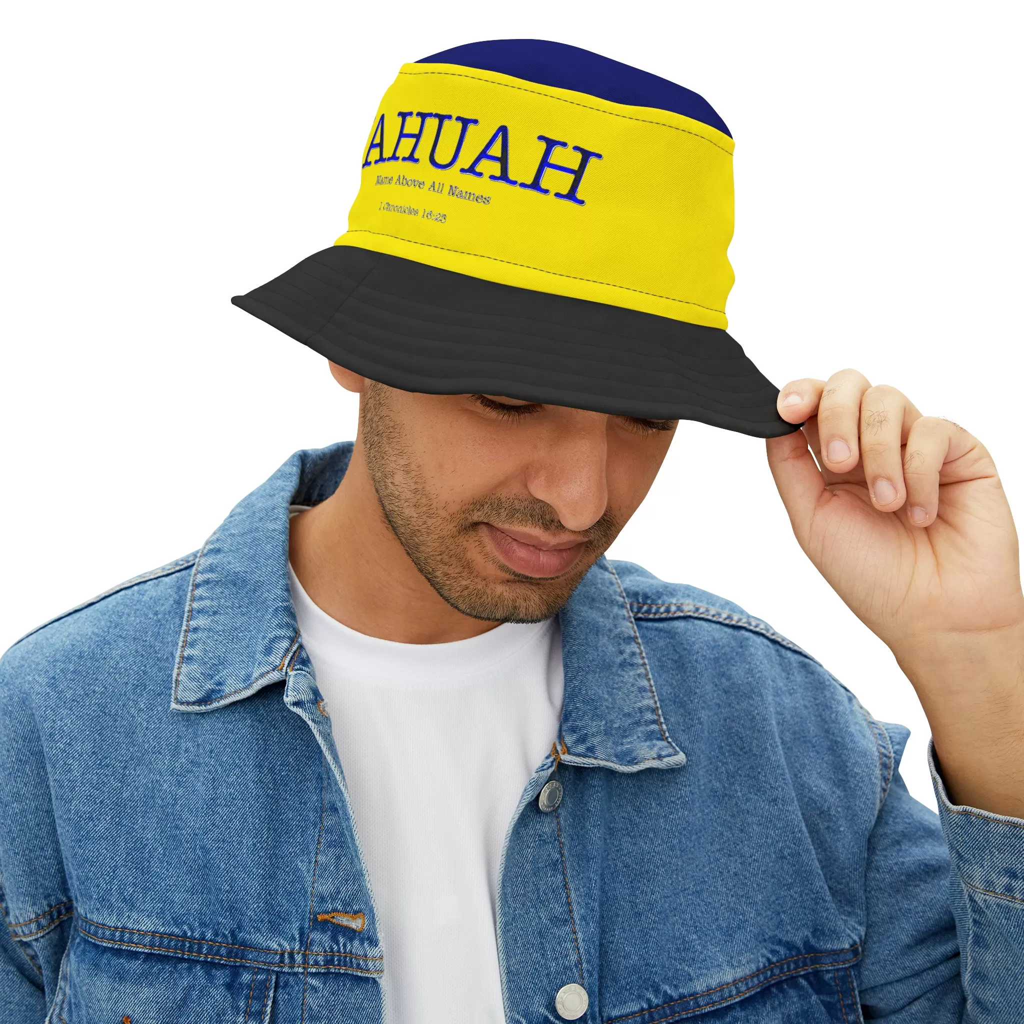 Yahuah-Name Above All Names 02-01 Designer Bucket Hat