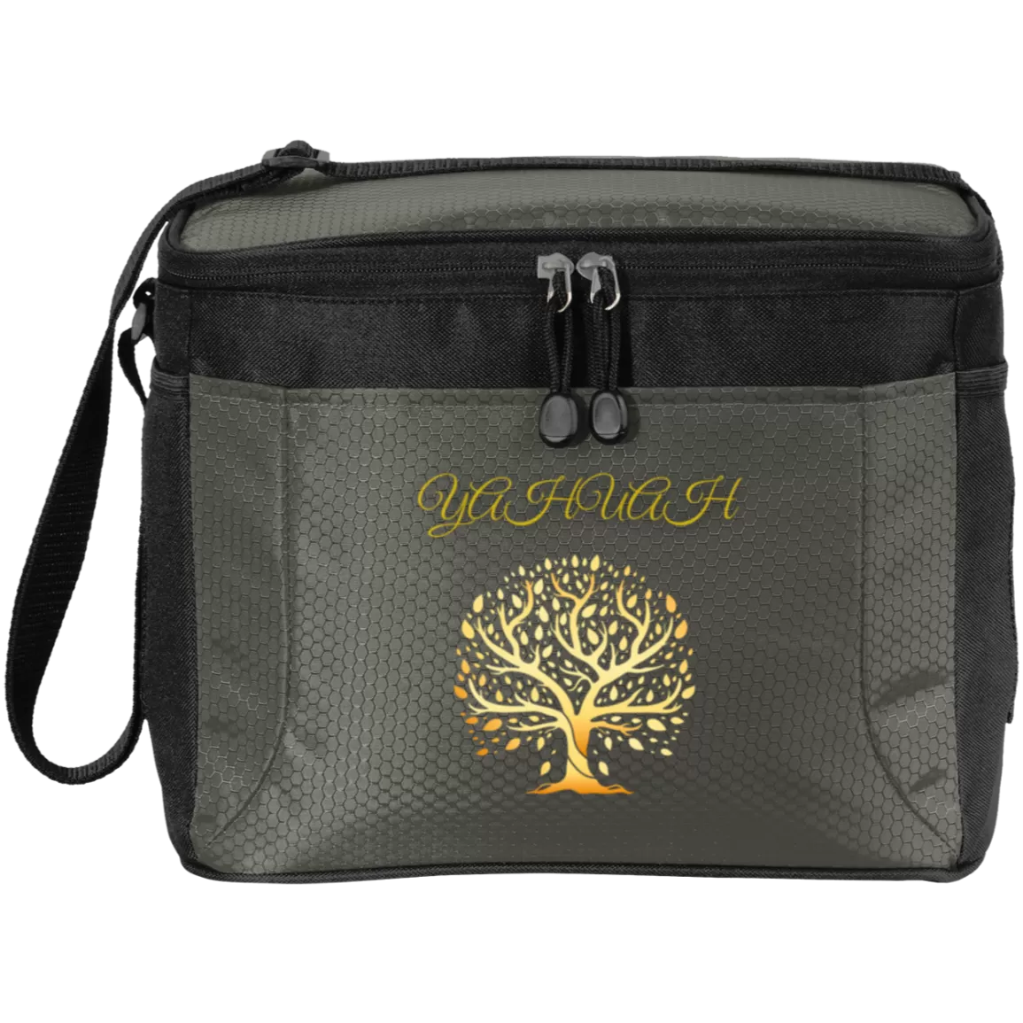 Yahuah-Tree of Life 01 Designer Port & Co. 12-Pack Cooler (4 colors)