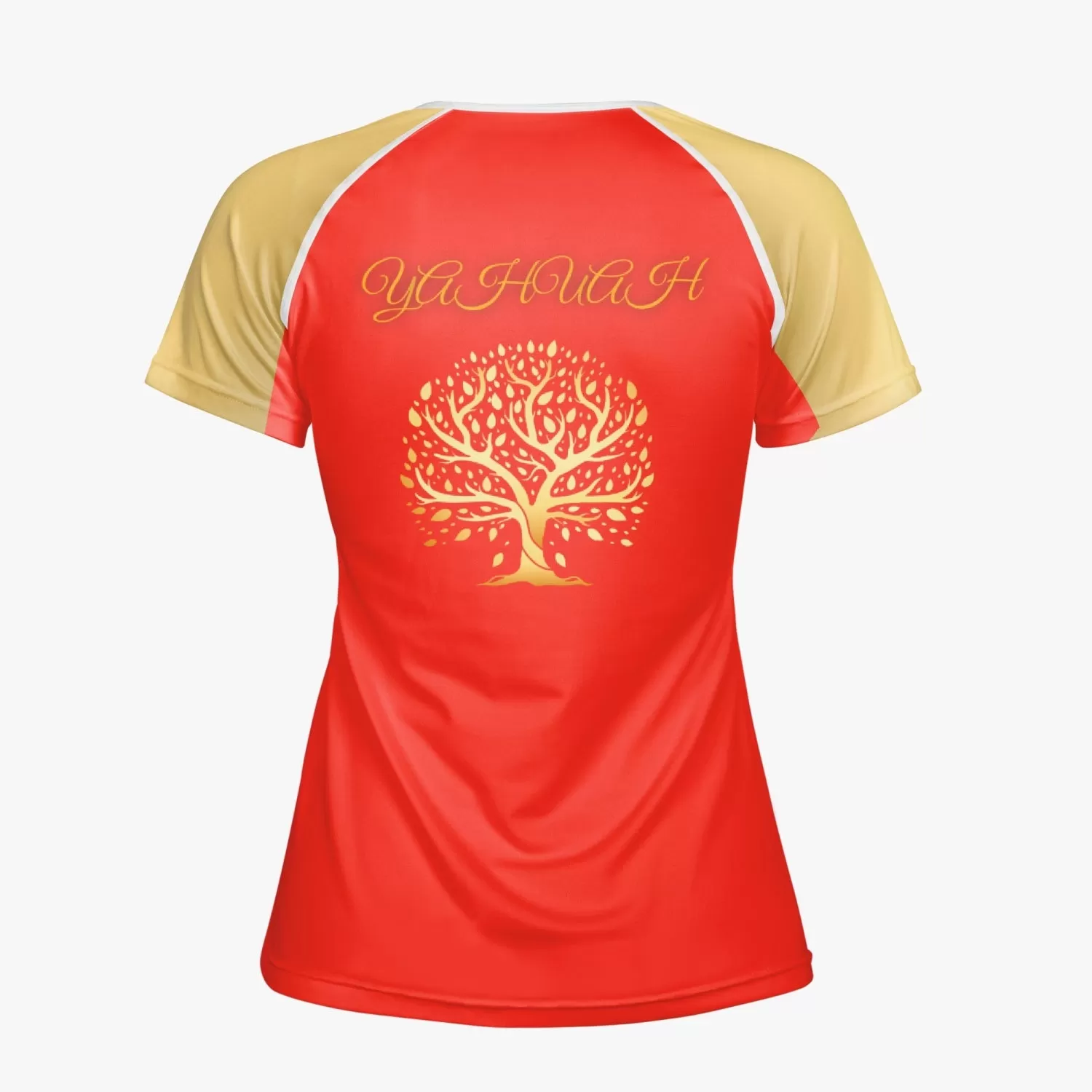 Yahuah-Tree of Life 01 Elected Ladies Designer Round Neck T-shirt