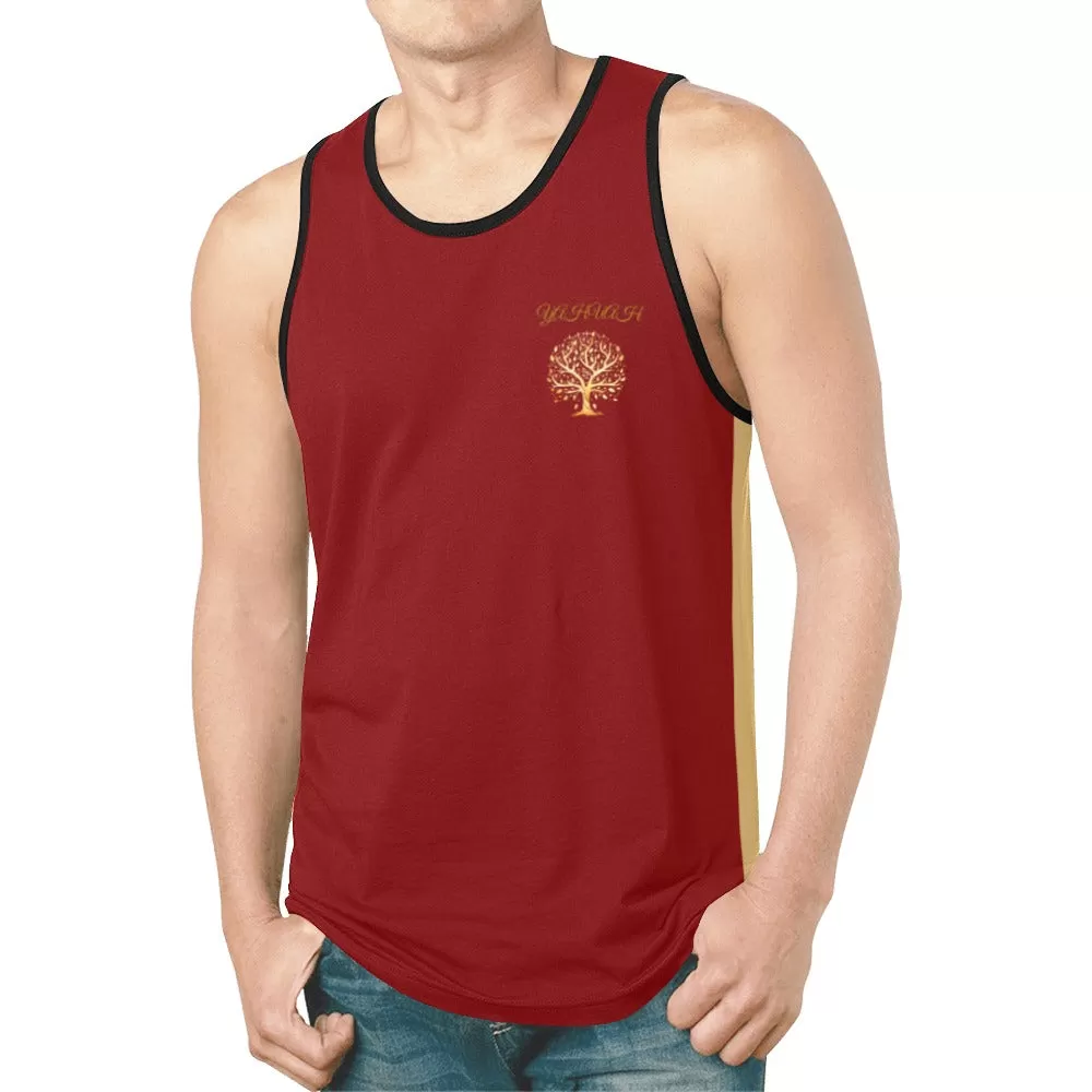 Yahuah-Tree of Life 01 Election Men's Designer Tank Top