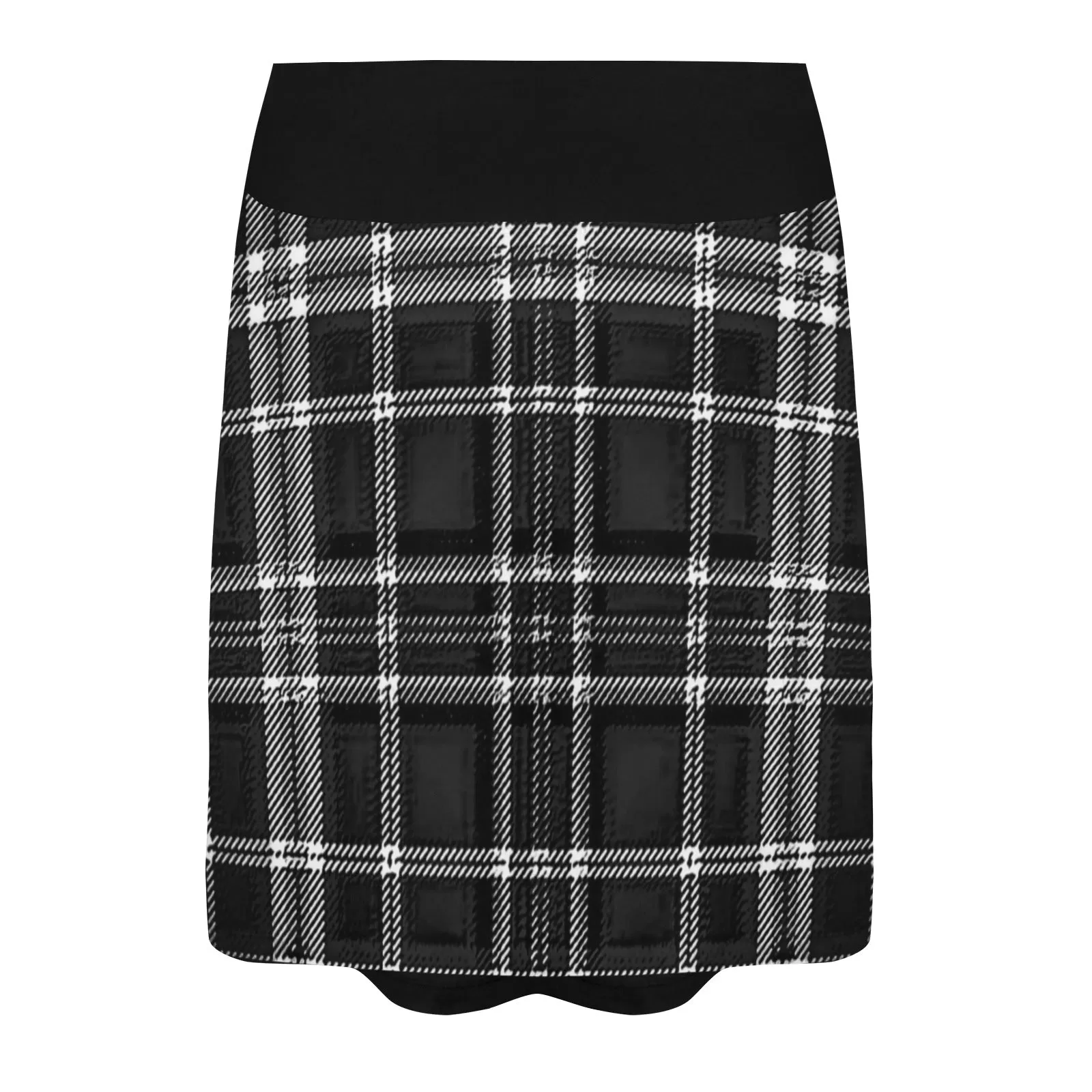 Yahuah-Tree of Life 02-04   Digital Plaid 01-06A Designer Golf Skirt