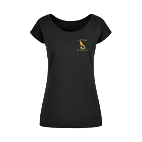 Yahusha-The Lion of Judah 01 Ladies Designer Wide Neck T-shirt