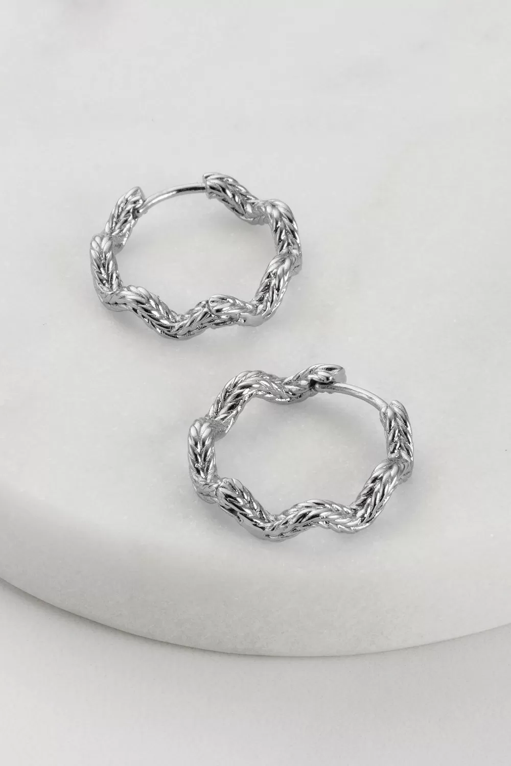 ZAFINO LARA EARRINGS SILVER