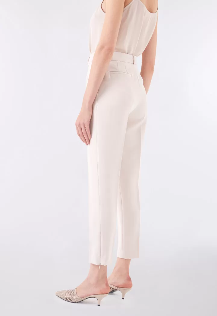 Zipped Cuff Semi Slim Trouser