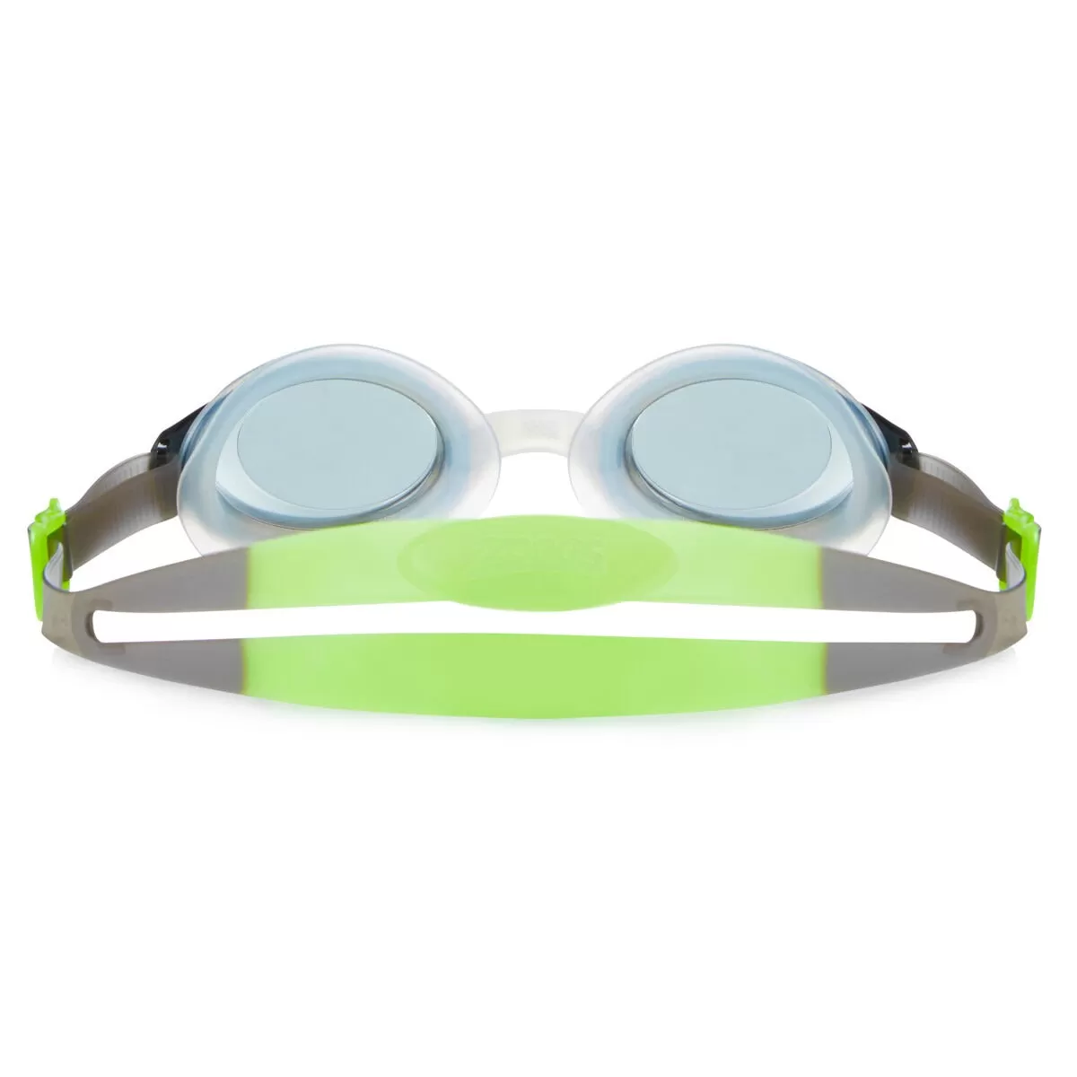 Zoggs Bondi Swimming Goggles | White/Blue - Lime/Tinted Smoke Lens