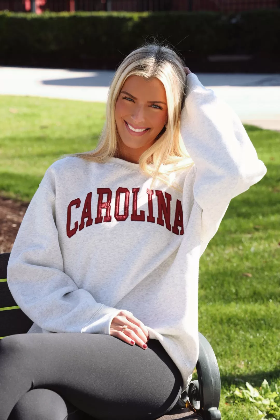 ZZ Embroidered Carolina Crewneck