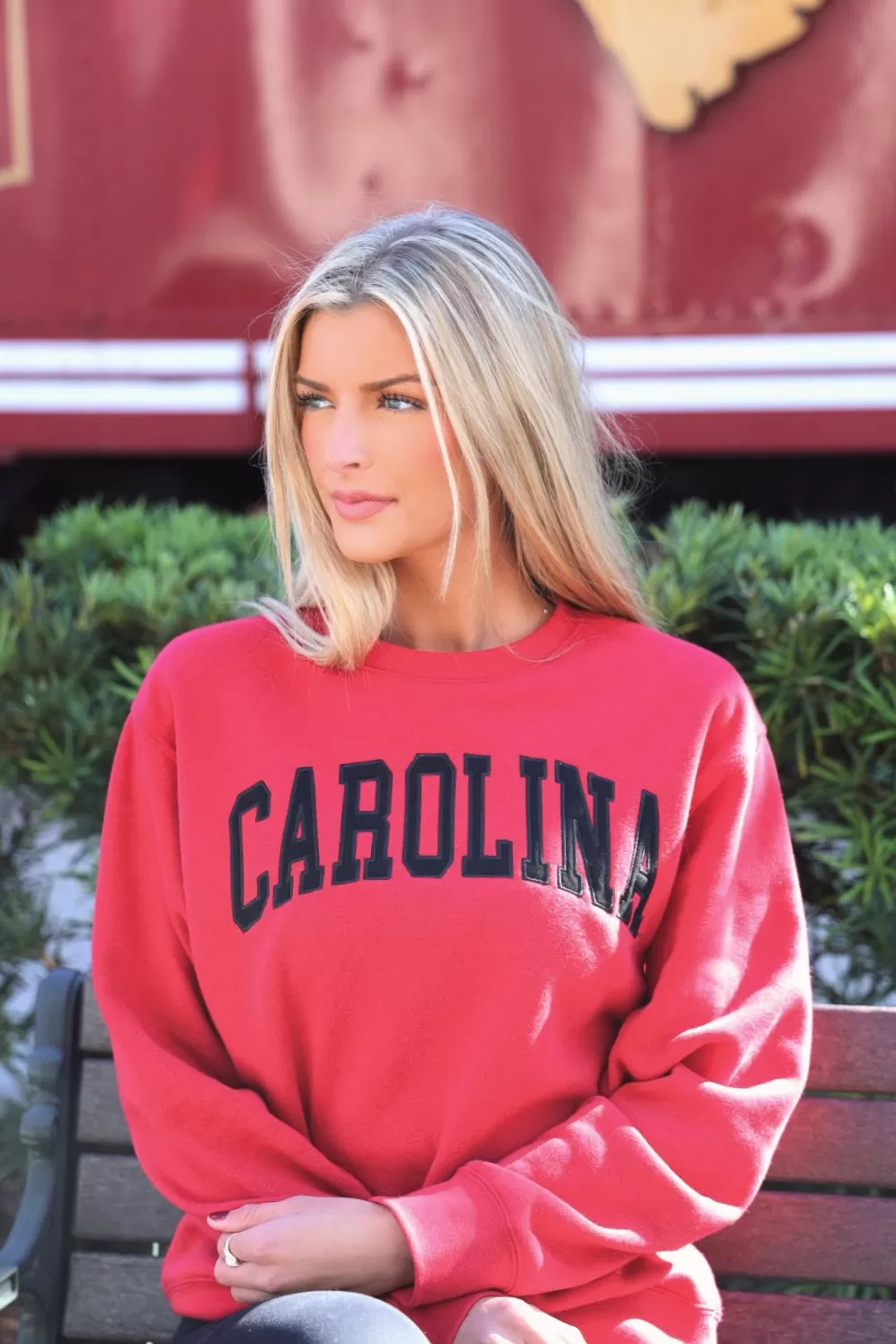 ZZ Embroidered Carolina Crewneck